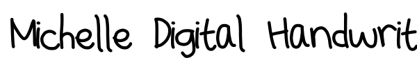 Michelle Digital Handwritten font preview